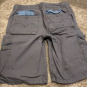 Big Kid’s Levi’s Cargo Shorts - Gray - Size 16